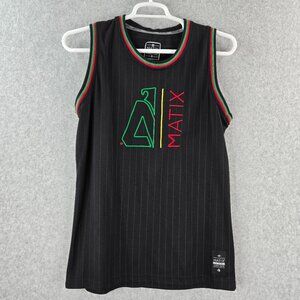 Matix Jersey Tank Top Small Skateboarding Rasta All Scars Basketball Y2K Vintage